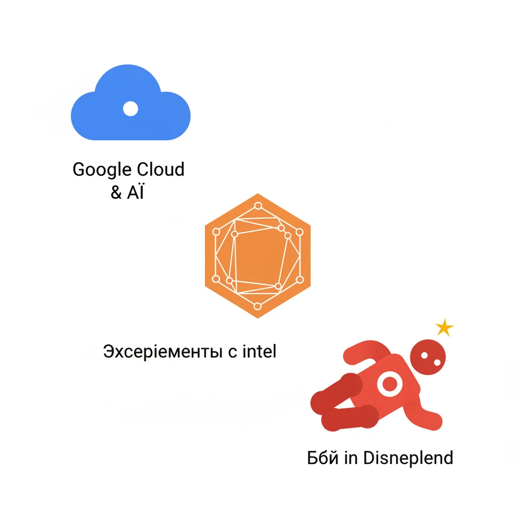 Новини технологій: ШІ-агенти від Google, експерименти з Intel та збій робота в Діснейленді